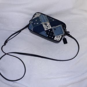 Coach Patchwork Quilt Denim Crossbody Luxury Bag